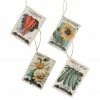 Bethany Lowe Ornaments Spring Seed Packet Ornament Set (Set Of 4)
