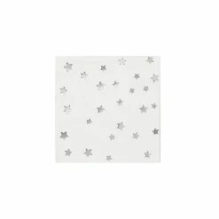 Coterie Party Supplies Silver Stars Cocktail Napkins