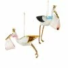 Cody Foster & Co. Christmas Special Delivery Stork Ornament 6.75"