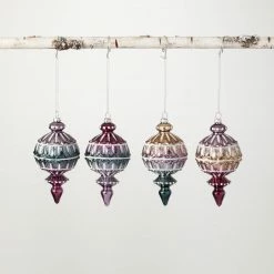 Sullivans Gradient Finial Drop Ornament 5.5" Christmas