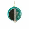 Cody Foster & Co. Christmas Teal Caviar Ornament 3.75"