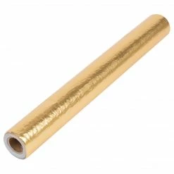 Table Coverings Party Metallic Gold Table Runner