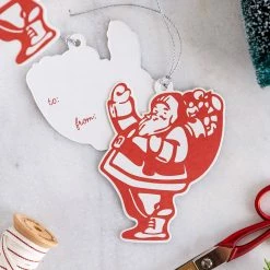 My Mind’s Eye Vintage Santa Christmas Gift Tags Cards + Gift Wrap