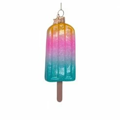 Vondels Multi-Colored Popsicle Ornament 5.75" Christmas