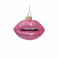 Vondels Pink Sensual Lips Ornament Christmas