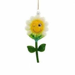 Cody Foster & Co. Winking Daisy Ornament 6" Christmas