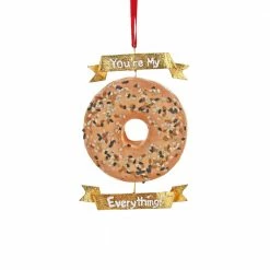 Cody Foster & Co. You're My Everything Bagel Ornament 4.5" Christmas